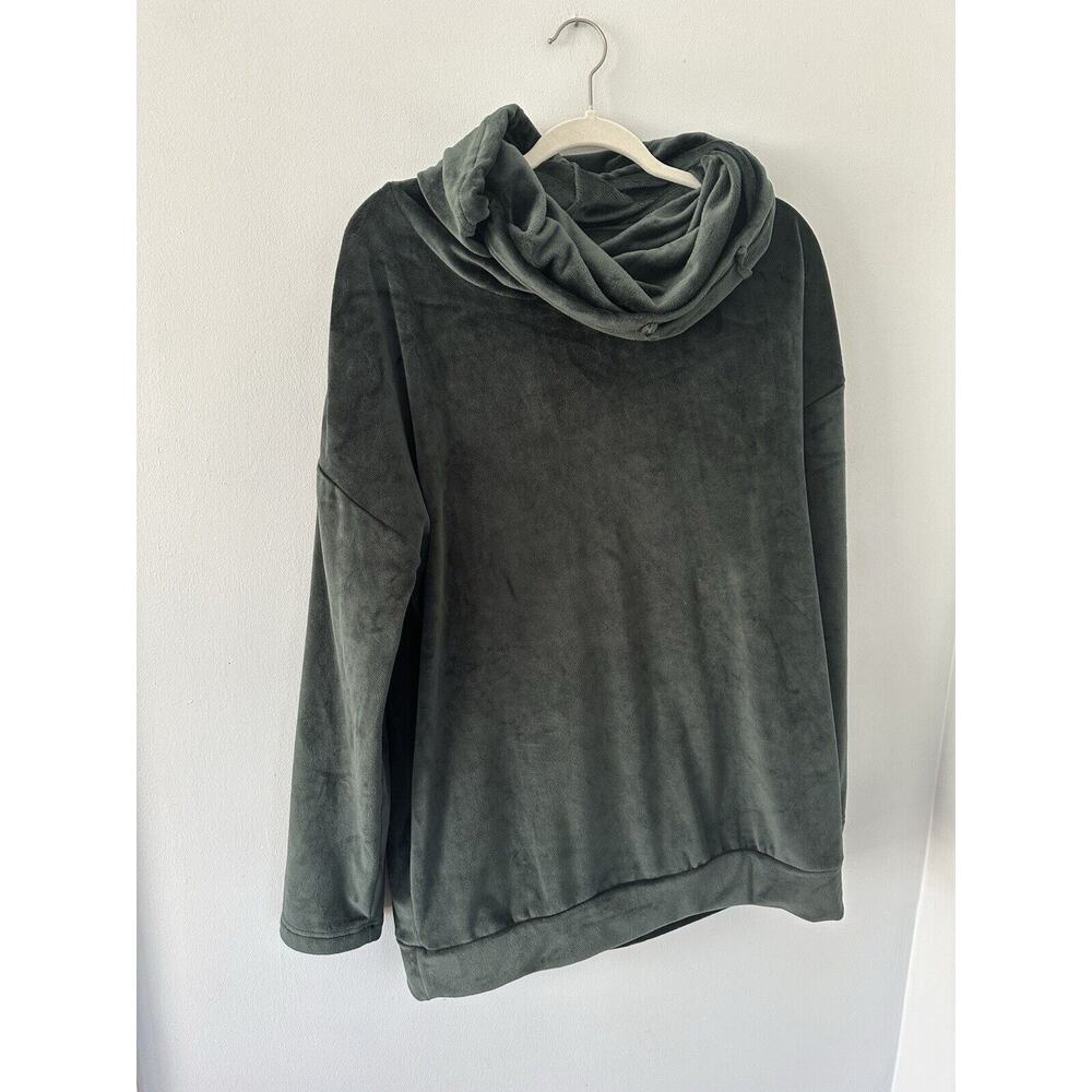World Market Sweater Womens One Size Velvet Blend Green